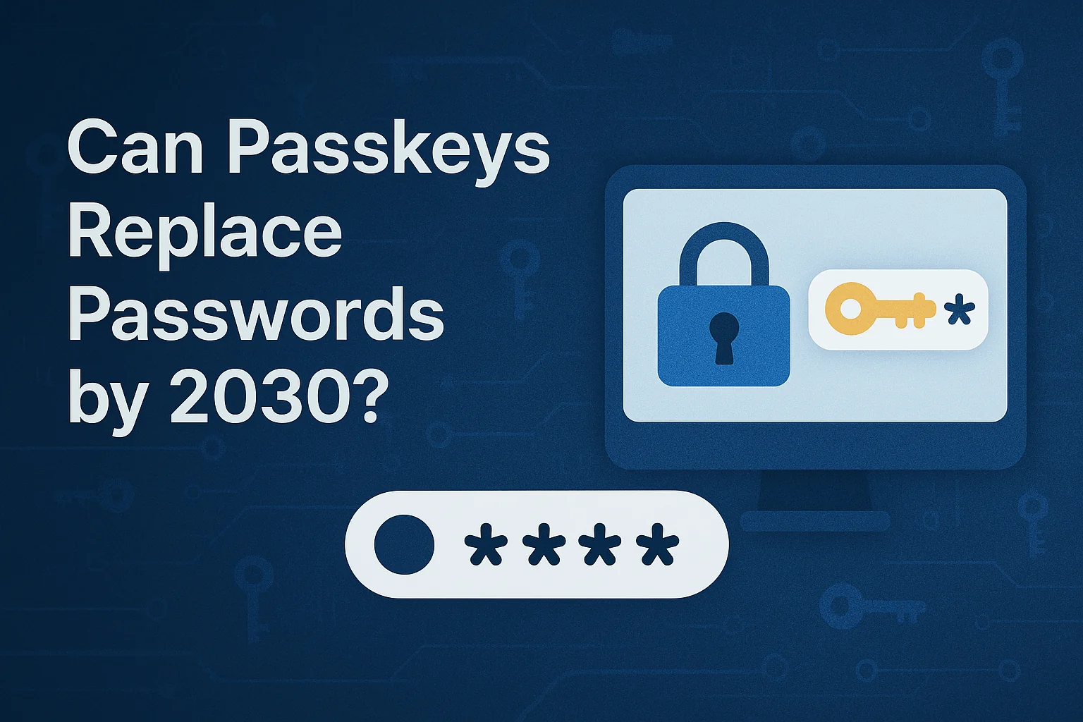 Can Passkeys Replace Passwords by 2030?