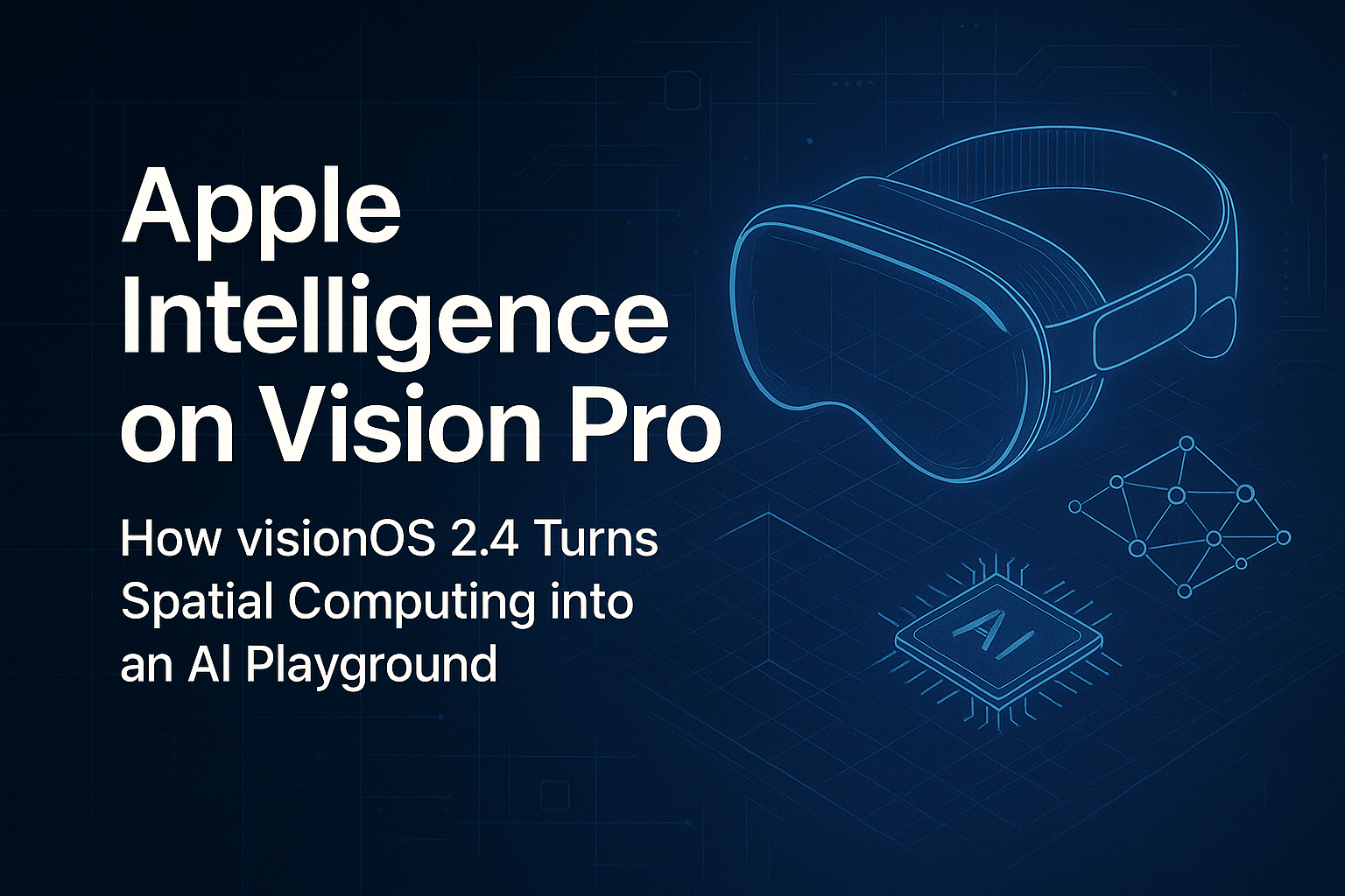 Apple Intelligence on Vision Pro: How visionOS 2.4 Turns Spatial Computing into an AI Playground